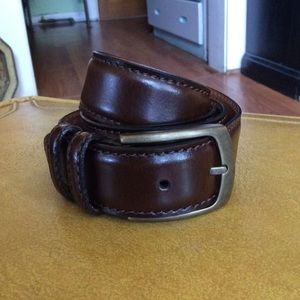 Leather belt